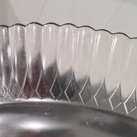 VINTAGE: MACBETH-EVANS - PINK DEPRESSION GLASS SERVING PLATTER - Petalwa… - Picture 7 of 10